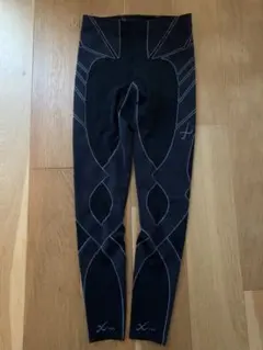 CW-X ブラック スポーツタイツ　HXY-189