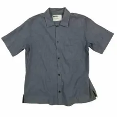 MHL. スタンドカラー プルオーバー シャツ ノーカラー バンドカラー 
