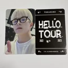 TREASURE 韓国限定　特典　トレカ　アサヒ　Hello tour