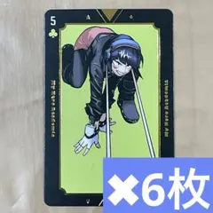 ♦︎5 葉隠透 ヒロアカ 箔押し トランプ ヒロアカ展 原画展 原作