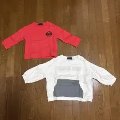 daddy oh daddy トレーナー2枚セット　90cd