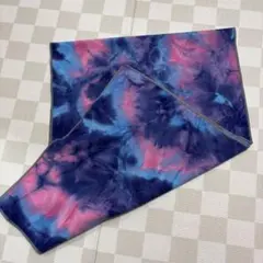 滑り止め付き ヨガタオル タイダイ柄