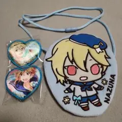 あんスタ　仁兎なずな　あっぷりけポーチ　ハートバッジ　まとめ売り　匿名配送