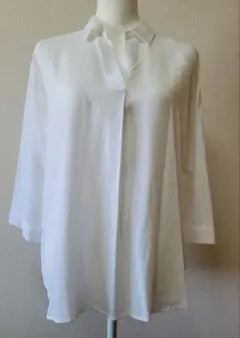 UNIQLO ユニクロ ブラウス 白 レディース XL