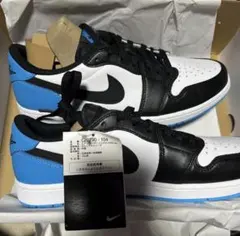 Nike Air Jordan 1 Low ホワイト/ブラック/ブルー