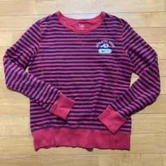 Nike 赤黒ストライプ 長袖カットソー