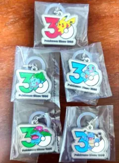 ポケモン 30周年 メタルチャーム マスコット