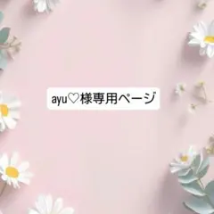ayu♡様専用ページ