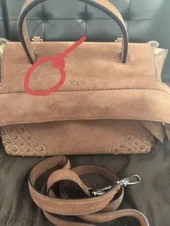 【最終価格】TOD'S スエードショルダーバッグ ブラウン