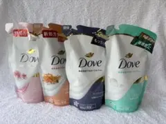 新品 Dove ボディウォッシュ お試し 詰替用 液体 330g×4種セットのサムネイル