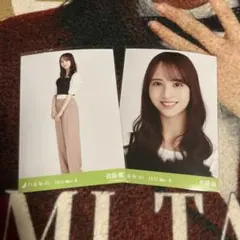 乃木坂46 生写真 フェイクファー 佐藤楓 ヒキヨリ セミコンプ