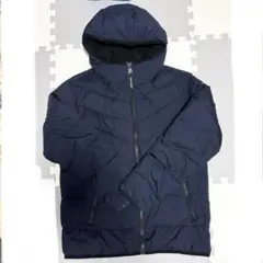 Calvin Klein フード付きダウンジャケット ネイビー