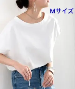 Classical Elf シンプルフレンチタックプルオーバー 白 Mサイズ 綿のサムネイル