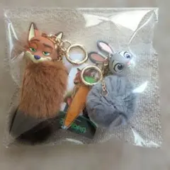 ズートピア キーホルダー ニック ジュディ セット
