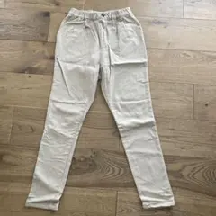 デビロック　ベージュ スリムフィットパンツ