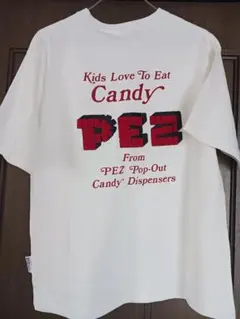 新品　PEZ　 ペッツ　 Tシャツ　 ホワイト 刺繍のサムネイル