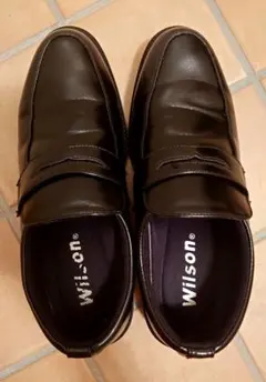 Wilson ブラック ローファー 27cm 幅広タイプ