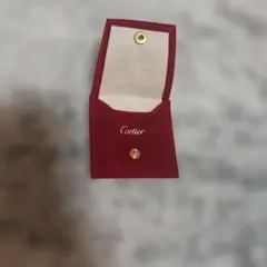 Cartier スエード調 ジュエリーポーチ レッドのサムネイル