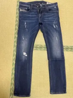 dieselダメージ加工 スリムフィット デニム