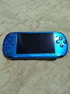 SONY PSP-3000 ブルー　ジャンク品　本体とバッテリーのみ