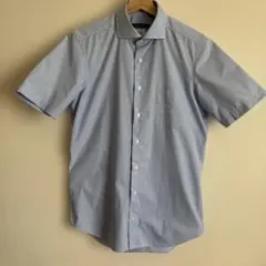 THE SUIT COMPANY 半袖シャツ Mサイズ チェック柄