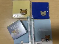 【売りきりセール】リラックマ メモ帳　ミニタオル　ポストイット　ペンセット
