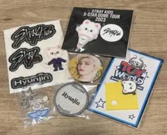 スキズ straykids キーリング ・缶バッジ ヒョンジン