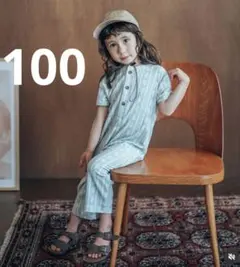 【新品未使用品】　しまむら　ソフトチーズ　サロペット　サイズ100 定価より安い