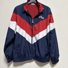 FILA ナイロンジャケット トリコロールカラー