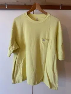 SCYE BASICS イエロー 半袖 Tシャツ 左胸ポケット付きのサムネイル