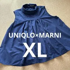 【UNIQLO×MARNI】タックノースリーブブラウス