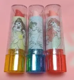 東京ディズニーリゾート　プリンセス　リップ型 消しゴム 3個セット