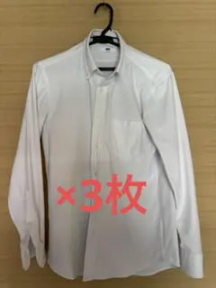 UNIQLO 長袖シャツ3枚セットまとめ売り ノンアイロン
