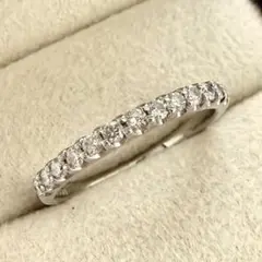 ヴァンドーム青山 ハーフエタニティ ダイヤモンド 0.23ct プラチナ リングのサムネイル