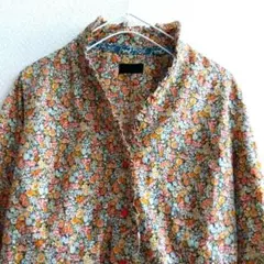 ポールスミス　PaulSmith BLACK 花柄 ブラウス 42 リバティのサムネイル