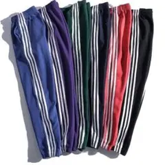 売れ筋商品♥ ライン パンツ 定番 人気 男女兼用 ペア  5色