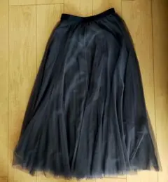 グレー ✳フレアスカート✳チュールスカート✳ Mサイズ