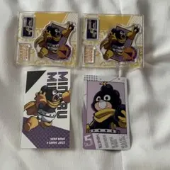 ヒロアカ ヒロアカ展 峰田実  アクリルスタンド 名刺カード スナップマイド