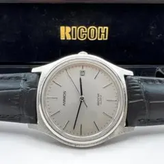 【電池交換済】箱付 RICOH リコー クォーツ オールステンレス 稼働品のサムネイル