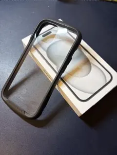 【iFace】iPhone15用透明ケース 耐衝撃性