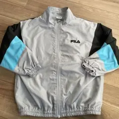 FILA ジャケット グレー/ブラック/ブルー　130cm