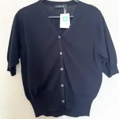 【新品】グリーンレーベルリラクシング 五分袖カーディガン