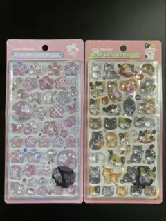 【正規品】 即日発送 ボンボンドロップシール 和柄 桜 サクラ 猫 ネコ