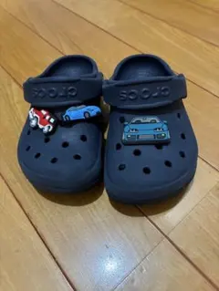 Crocs ネイビー サンダル C8のサムネイル