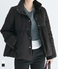 コカ　ブラック ダウンジャケット Mサイズ