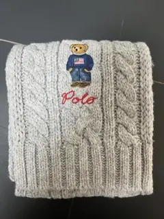Polo Ralph Lauren ケーブル編みマフラー グレー