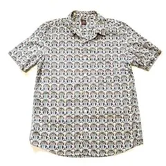 極美品/日本製 タケオキクチ 総柄 半袖シャツ 希少サイズ4【大人上品】のサムネイル