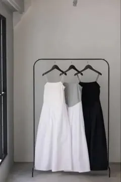 pois ポワ　cami onepiece キャミワンピース　ブラック