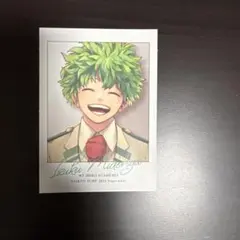 僕のヒーローアカデミア　緑谷出久　デク　チェキ風　ステッカー　最強ジャンプ付録