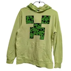 マインクラフト クリーパー パーカー XLサイズ 黄緑 MAD ENGINE製